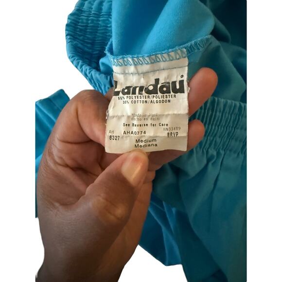 Landau Womens Scrub Pants side Medium #8327 - Picture 4 of 4